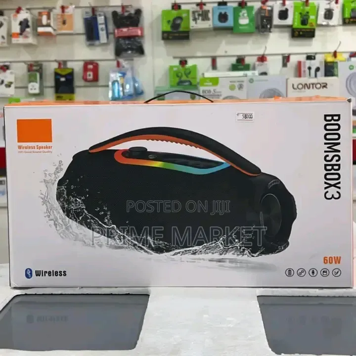 JBL Boombox 3 Portable Bluetooth Speaker Massive Sound Bass, Ipx7