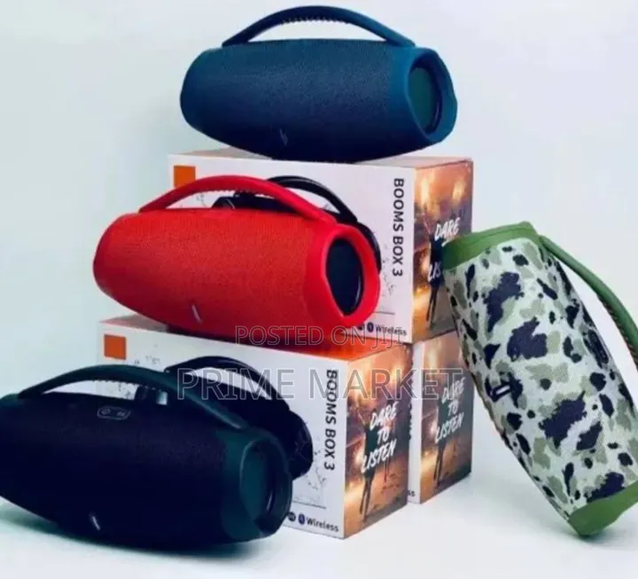 JBL Boombox 3 Portable Bluetooth Speaker Massive Sound Bass, Ipx7