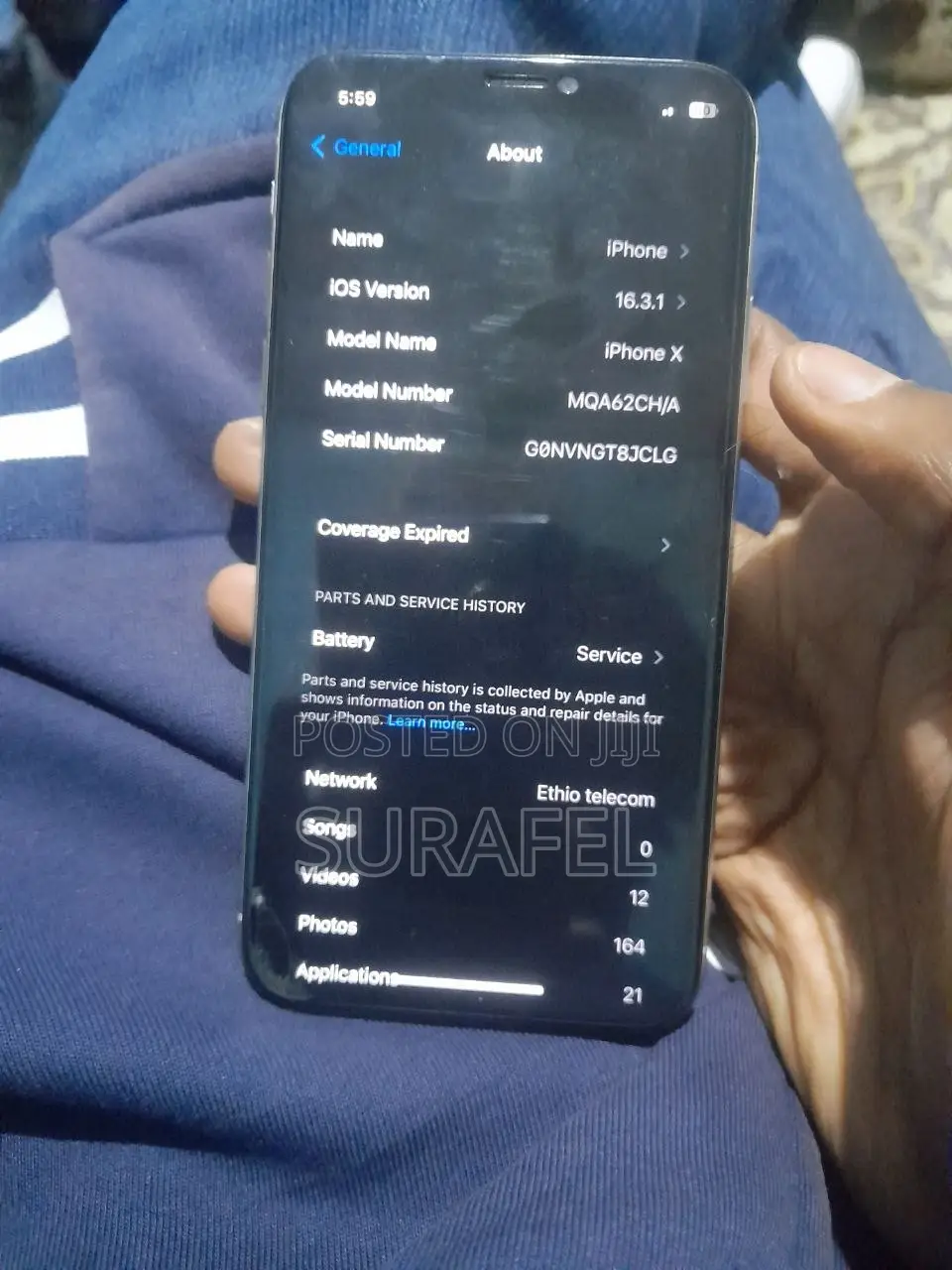 New Apple iPhone X 64 GB White