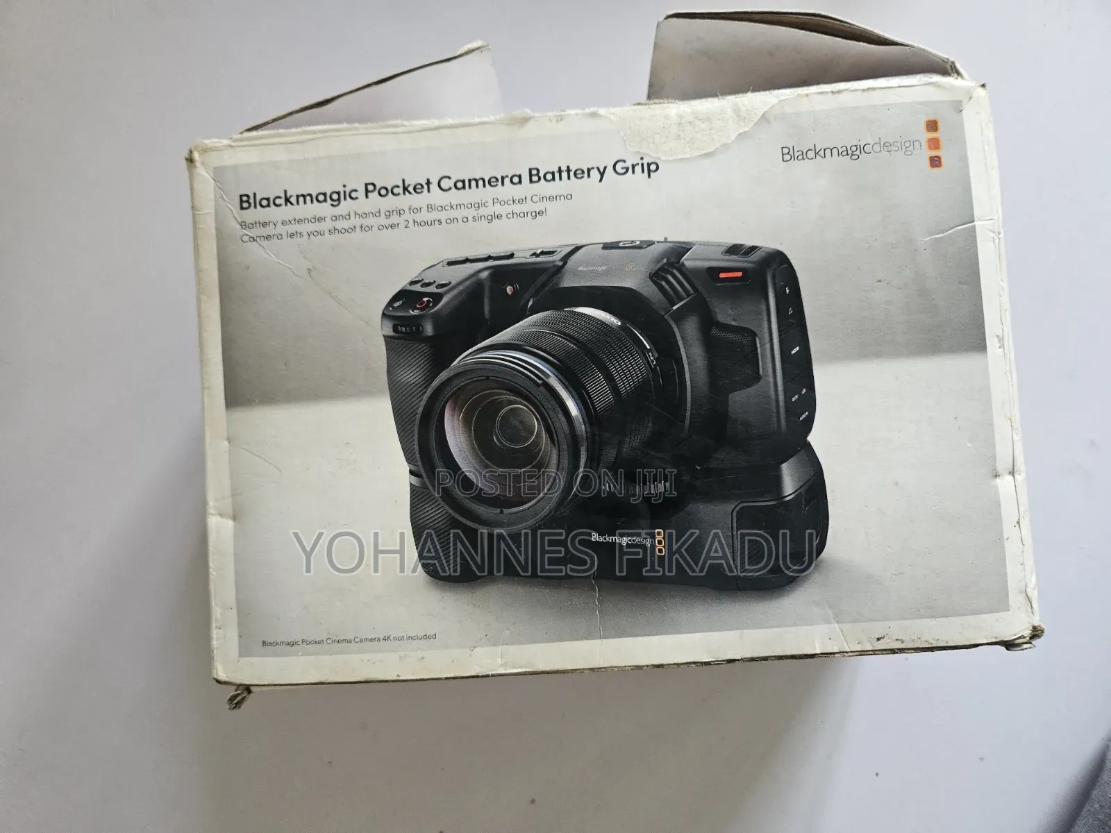 Blackmagic and Camera Battery Grip