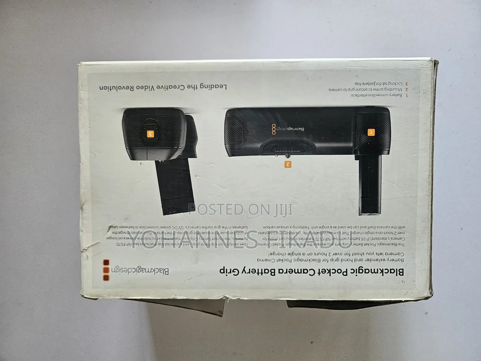 Blackmagic and Camera Battery Grip