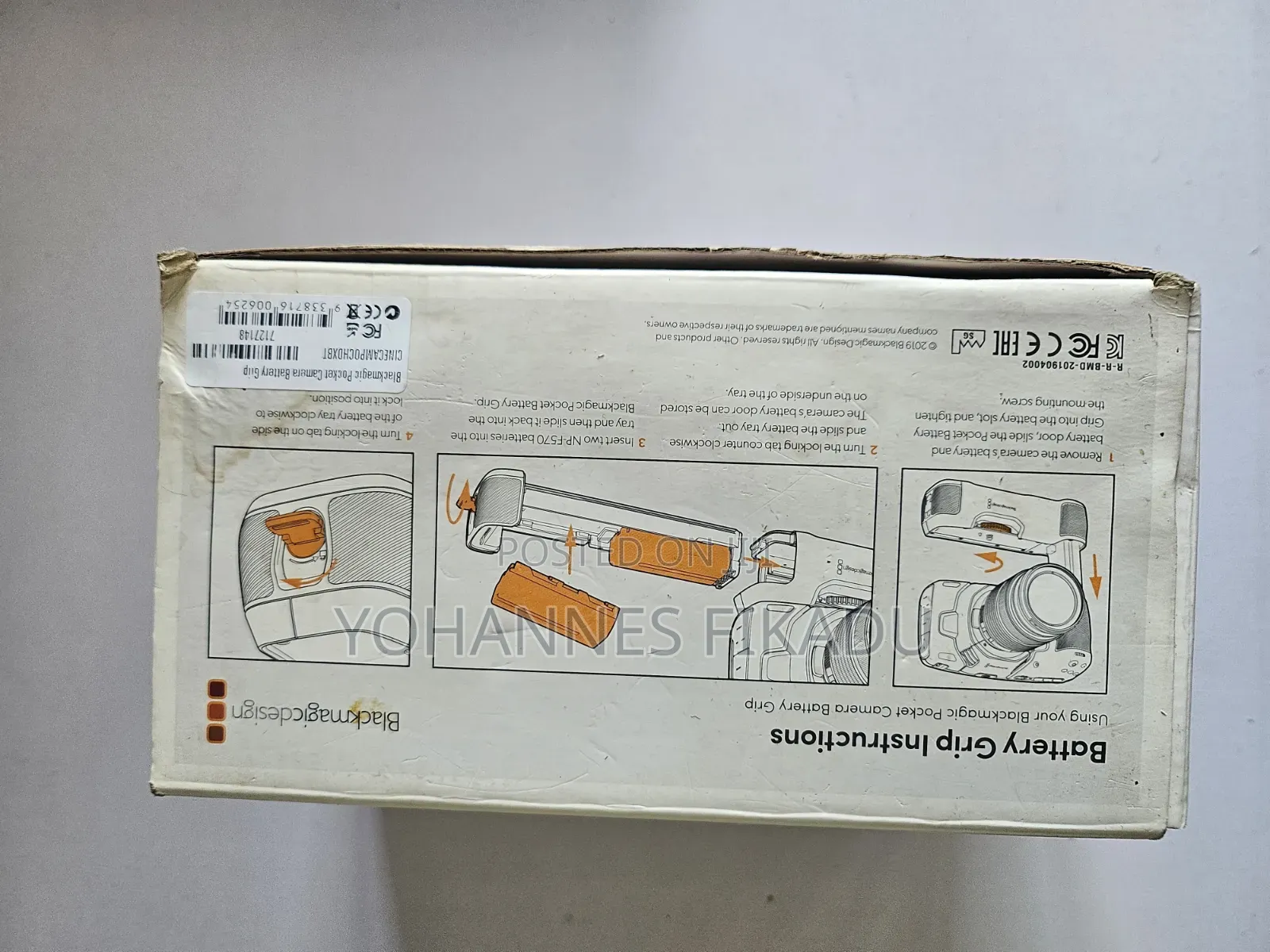 Blackmagic and Camera Battery Grip