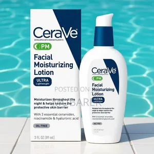 Oil-Free Cerave Pm Night Cream With Niacinamide Ceramides