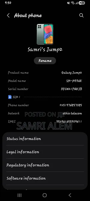 Samsung Galaxy M33 128 GB Gray