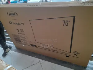 Orbit Smart Googel Tv 75 Inch Andraid Framless Adis 2026 Quality Tv