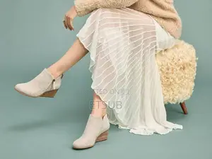 Original Toms Kala Wedge Booties (Brand New With Tags)
