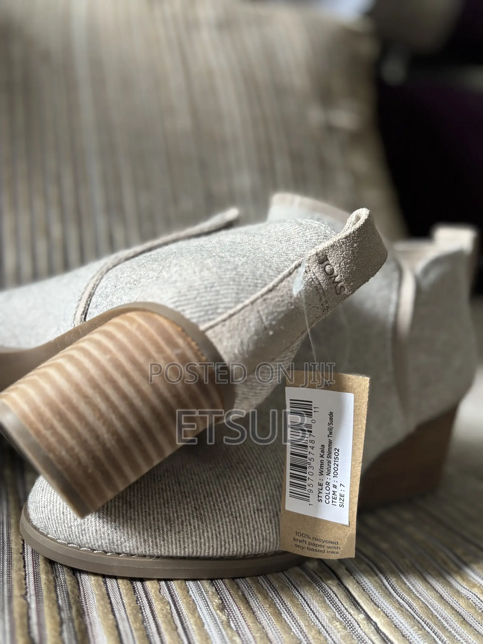 Original Toms Kala Wedge Booties (Brand New With Tags)