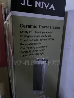 Jl Niva Ceramic Tower Heater Powerful 2000w