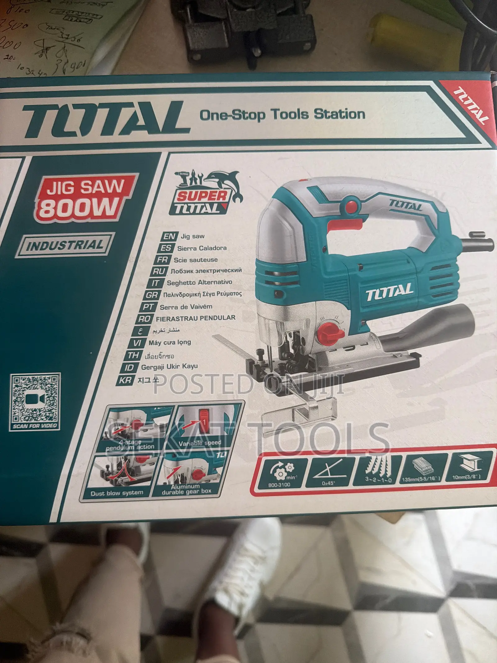 Total Jig Saw 800w(Orgenal)