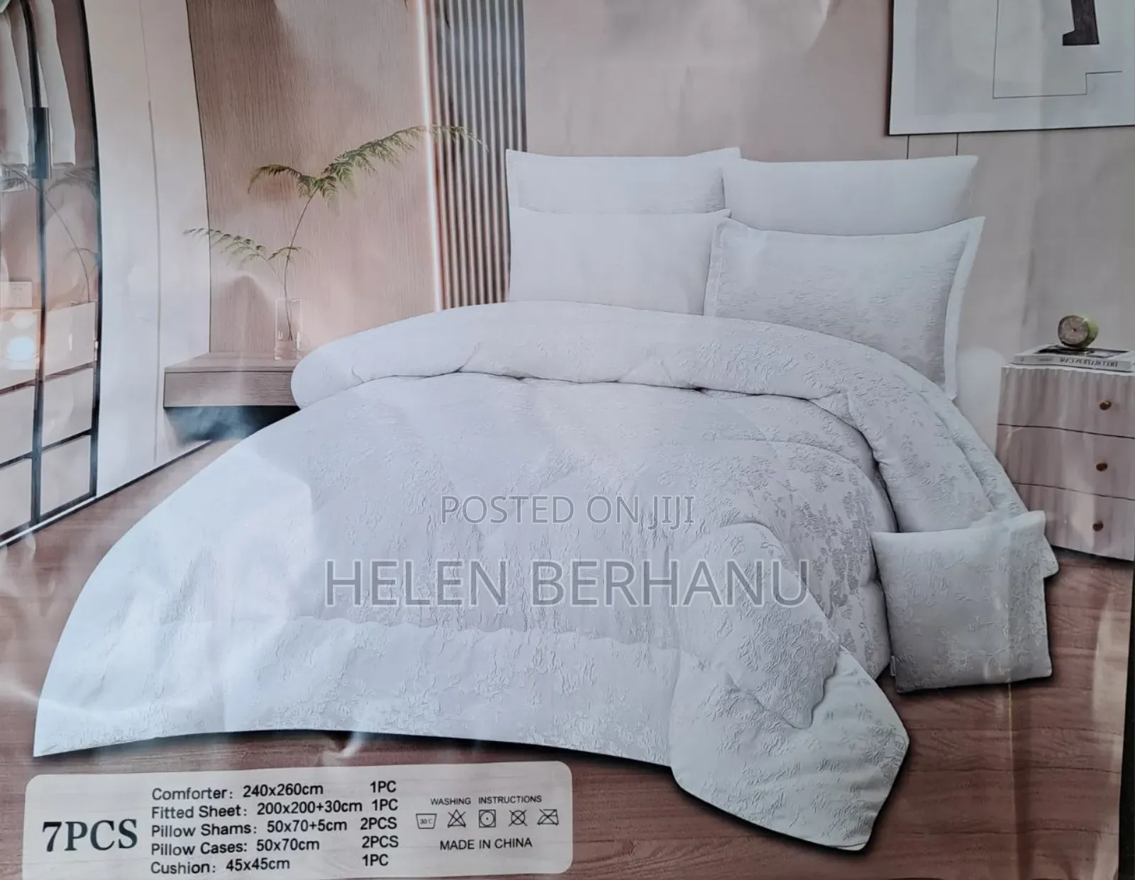 Quality Luxury Comfort 7 PCS Comforter Set
