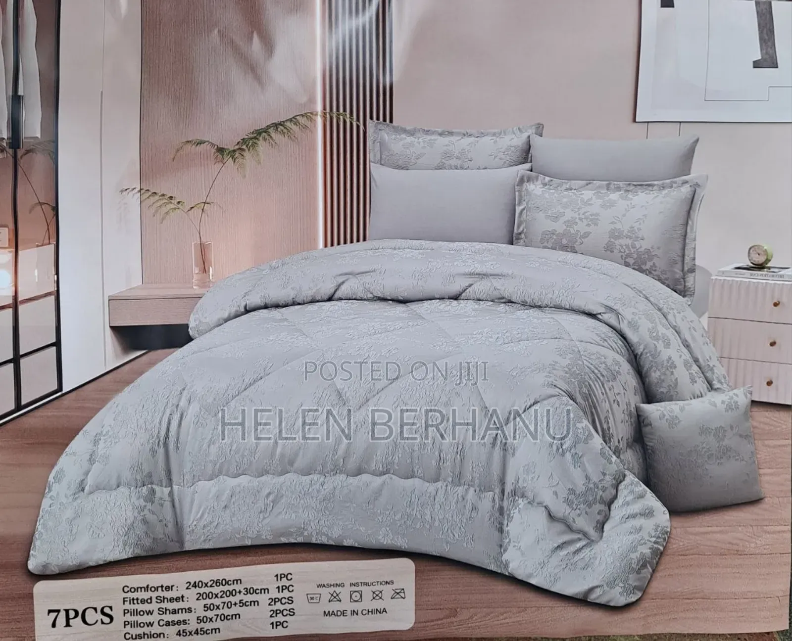 Quality Luxury Comfort 7 PCS Comforter Set