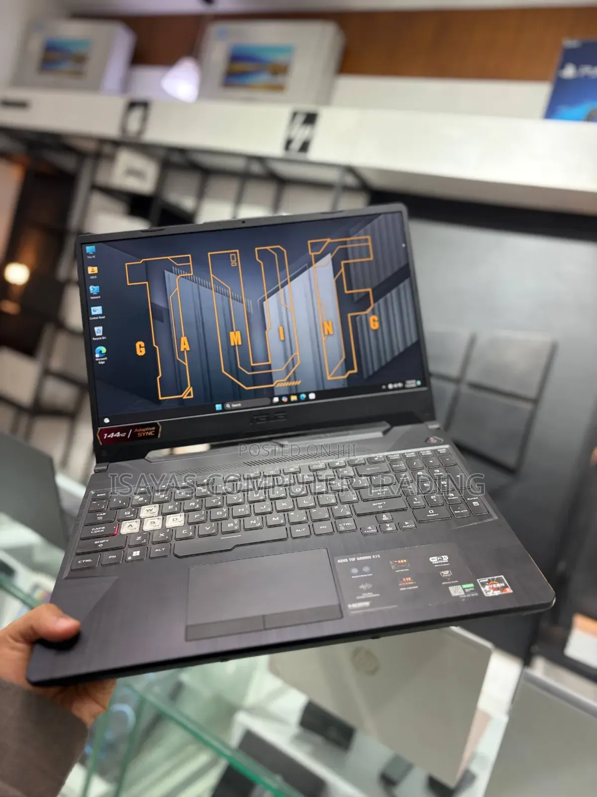New Laptop Asus TUF Gaming A15 24GB AMD Ryzen 5 SSD 512GB
