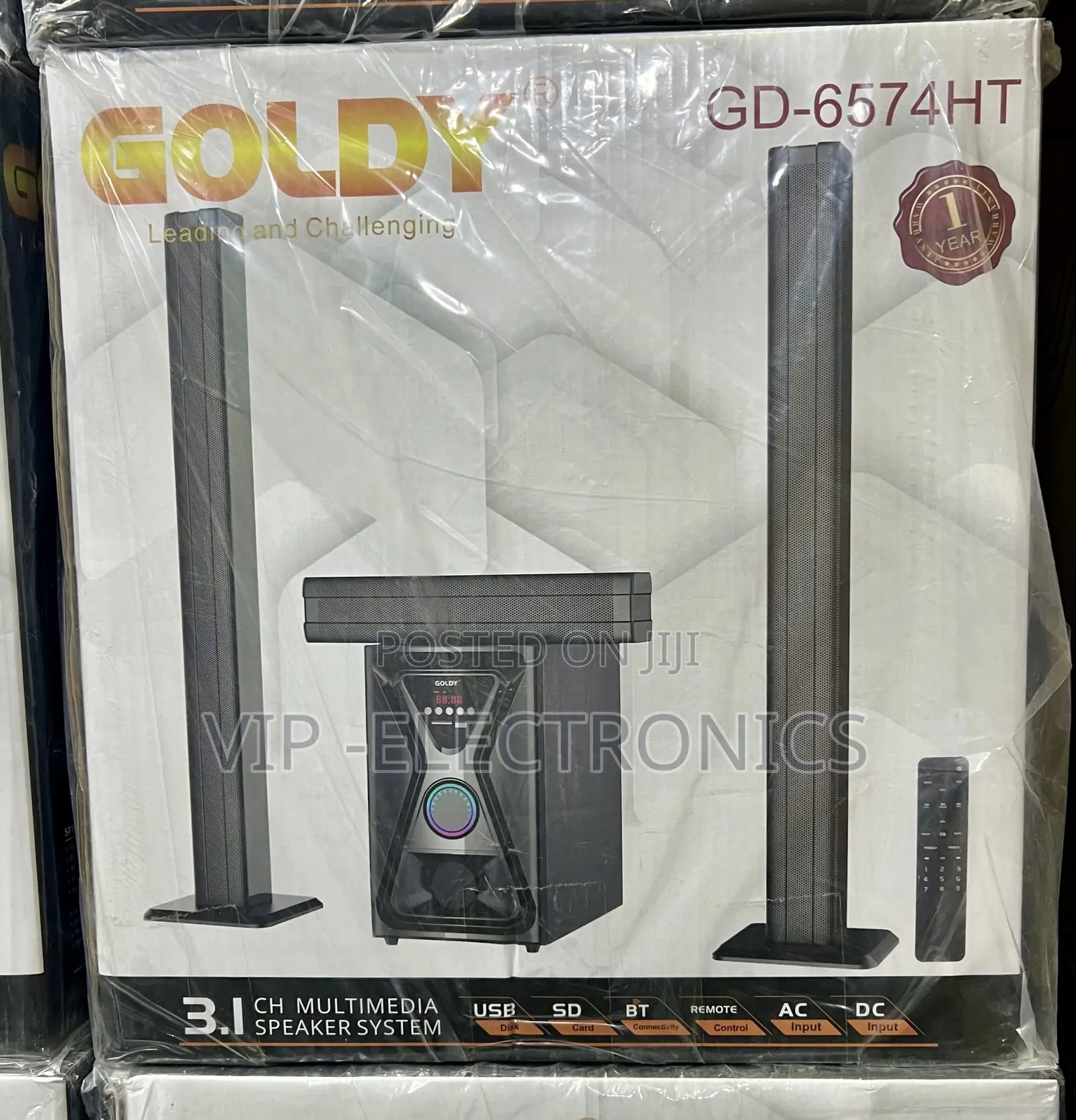 Goldy Multimedia Speaker System 3.1ch (Model: Gd-6574ht)