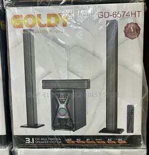 Goldy Multimedia Speaker System 3.1ch (Model: Gd-6574ht)