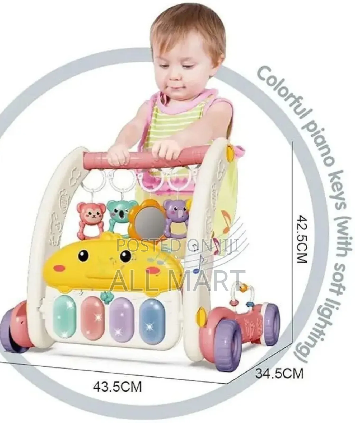 2 In 1 Piano Rack And Baby Walker