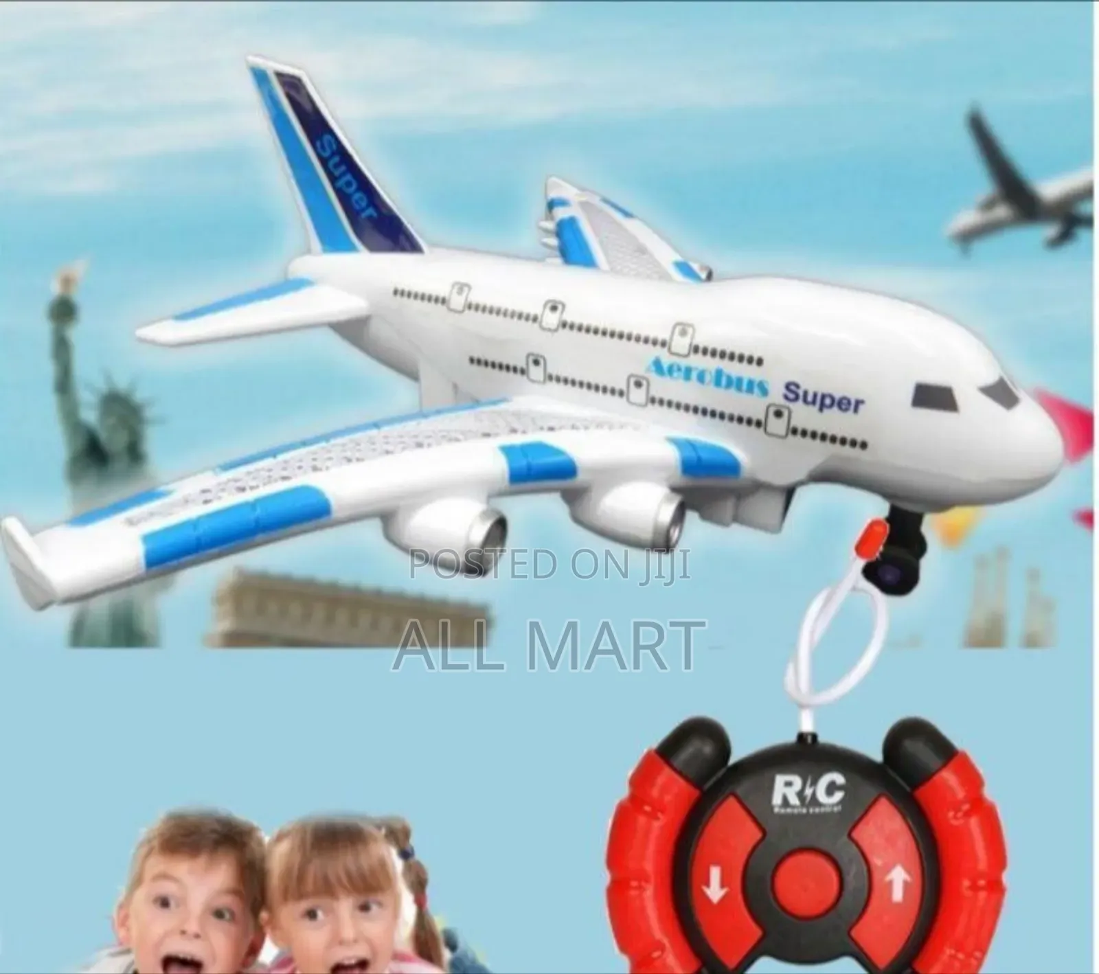 Bany Kids Remote Control Rc Aeroplane Toy