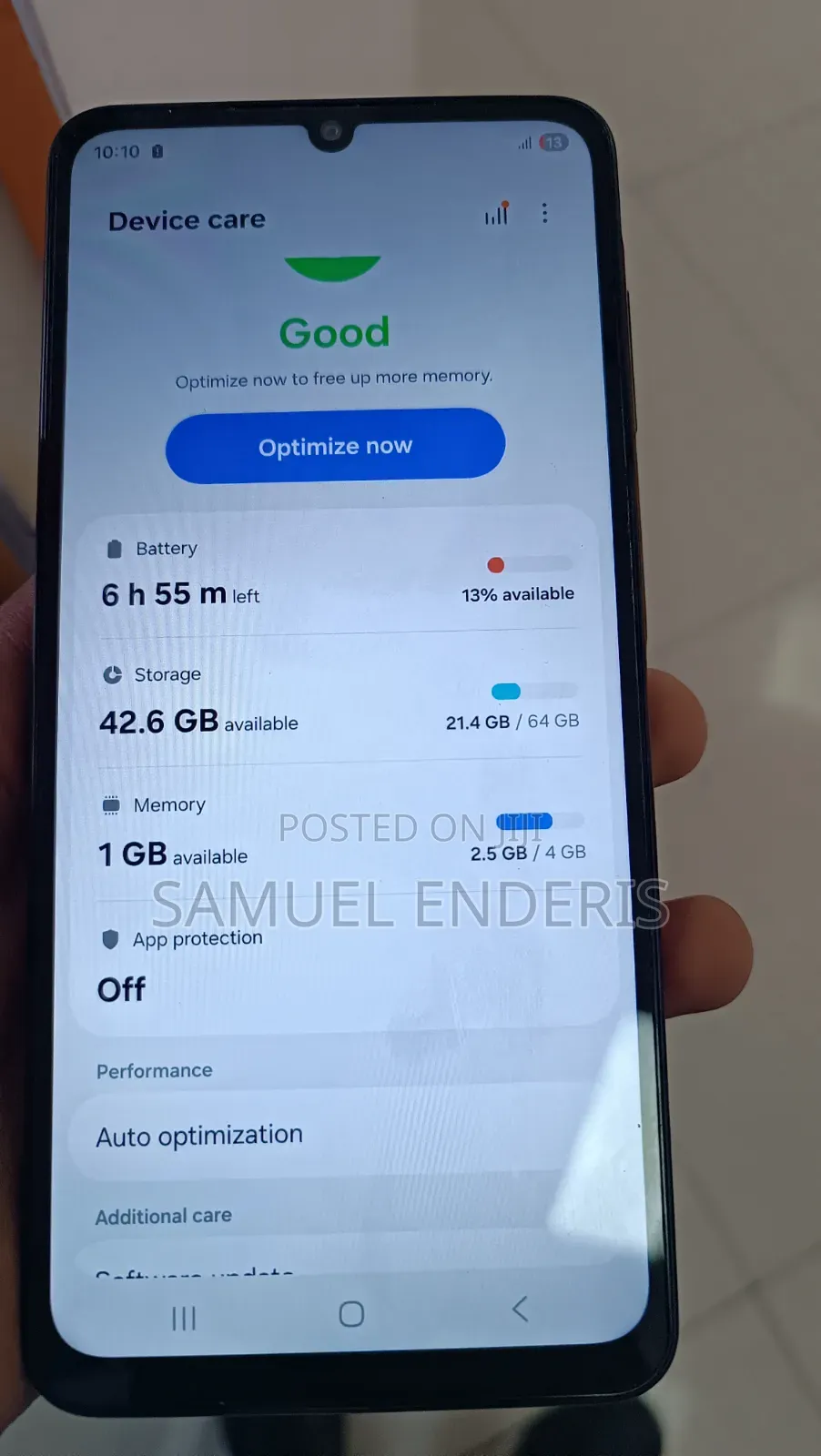 Samsung Galaxy A07 128 GB Black