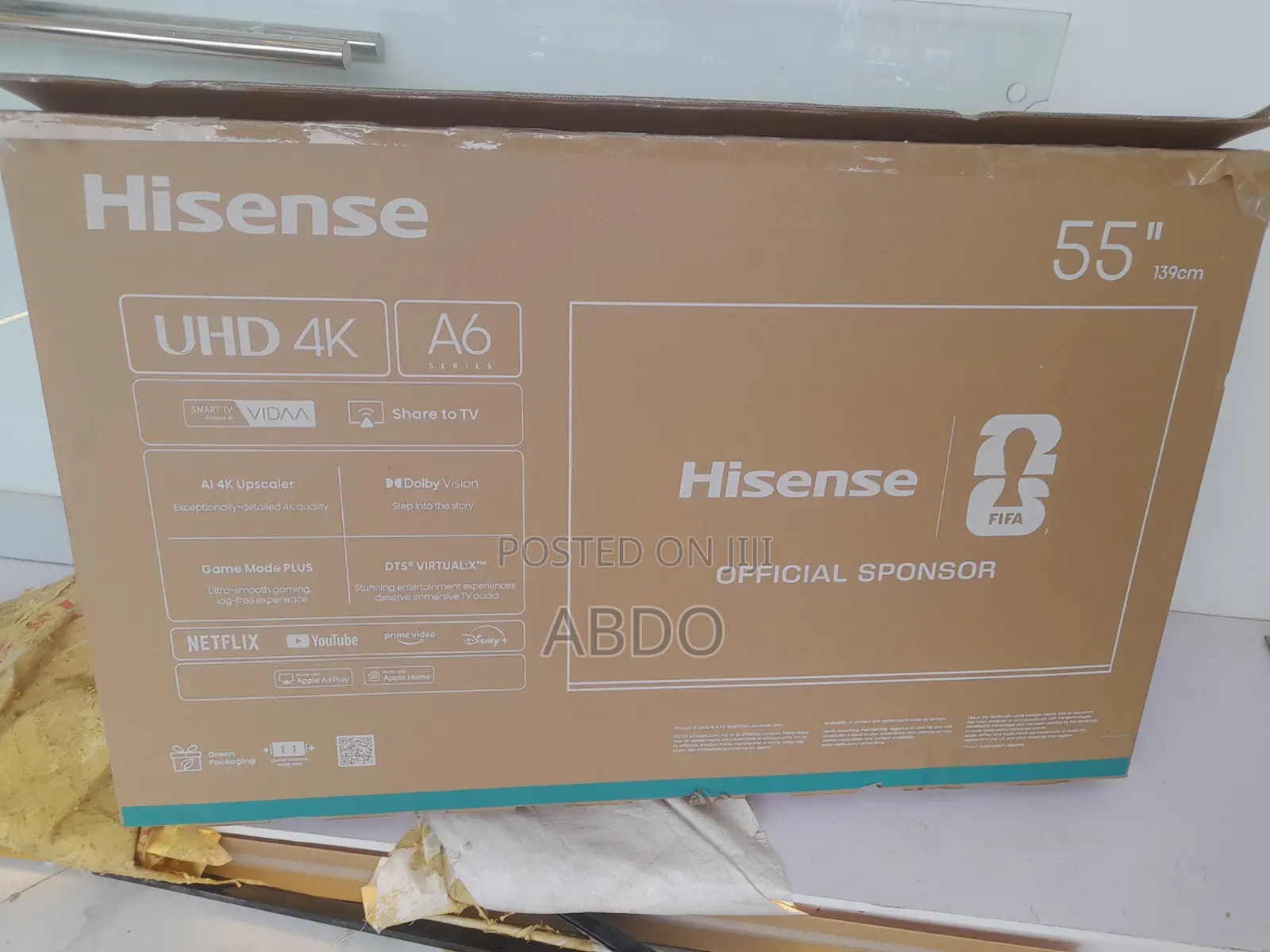 Hisense Uhd A6 Smart Tv 55 Inch Andraid Framless 2026 Quality