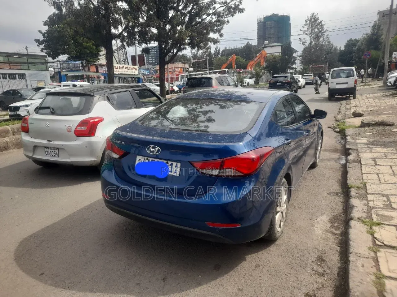 Hyundai Elantra 2014 Blue
