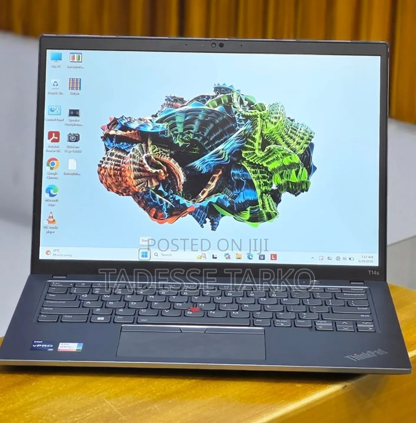 New Laptop Lenovo ThinkPad T14s Gen 2 32GB Intel Core i7 SSD 512GB
