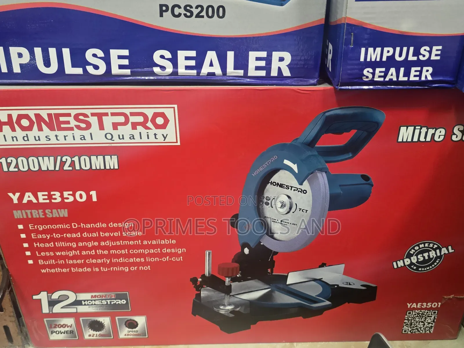 Mitre Saw 1200w | 210mm Professional Wood Cutting Machine