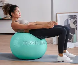 Tchibo Gym Ball / Yoga Ball Set – 65 Cm With Manual Pump