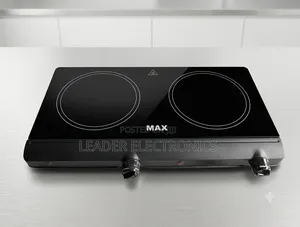 Max Double Stove – Dual Ceramic Hotplates Power for Fast Convenient