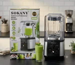Sokany Commercial Professional Grinder Blender – Silent Powerful