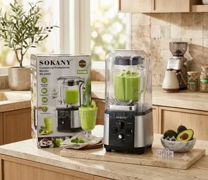 Sokany Commercial Professional Grinder Blender – Silent Powerful