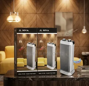 Jl Niva Ceramic Tower Heater – 2 Heating Settings | Fast Efficient