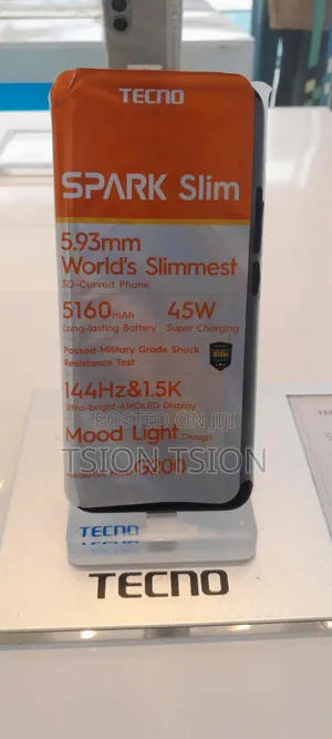 New Tecno Spark Slim 256 GB Black