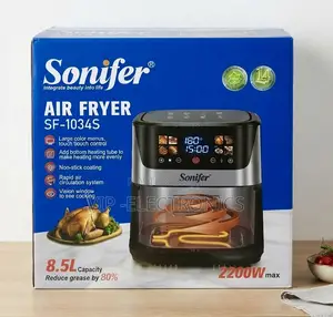 Sonifer Air Fryer 8.5l (Model Sf-1034s) – 2200w High-Capacity Cooking