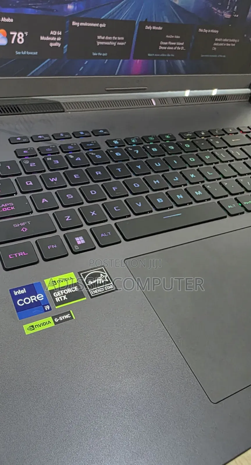 New Laptop Asus ROG Strix G18 16GB Intel Core i9 SSD 1T