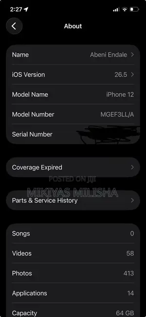 Apple iPhone 12 64 GB Black
