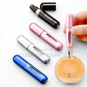 5pcs Refillable Perfume Atomizer Set – Portable Travel Spray Bottles