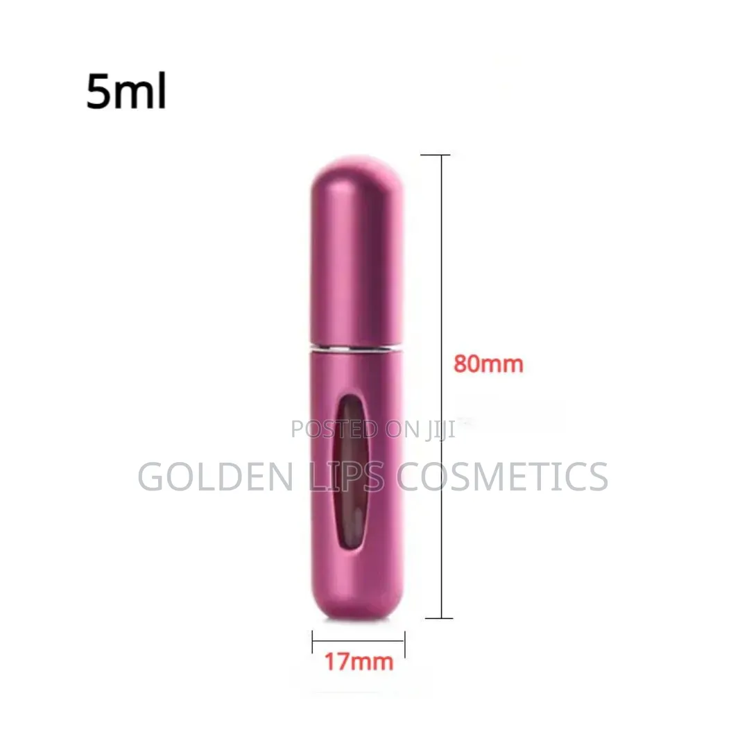 5pcs Refillable Perfume Atomizer Set – Portable Travel Spray Bottles