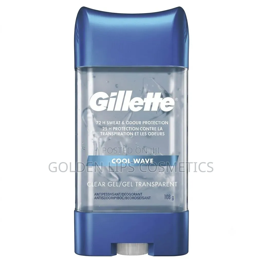 Gillette Clear Gel Cool Wave Antiperspirant Deodorant Stick 72h