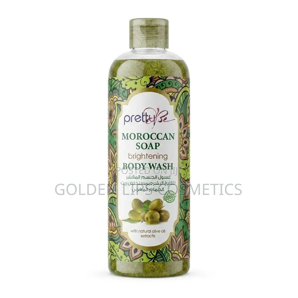 Pretty Be Moroccan Soap Body Wash 1000ml – Brightening Skin Care