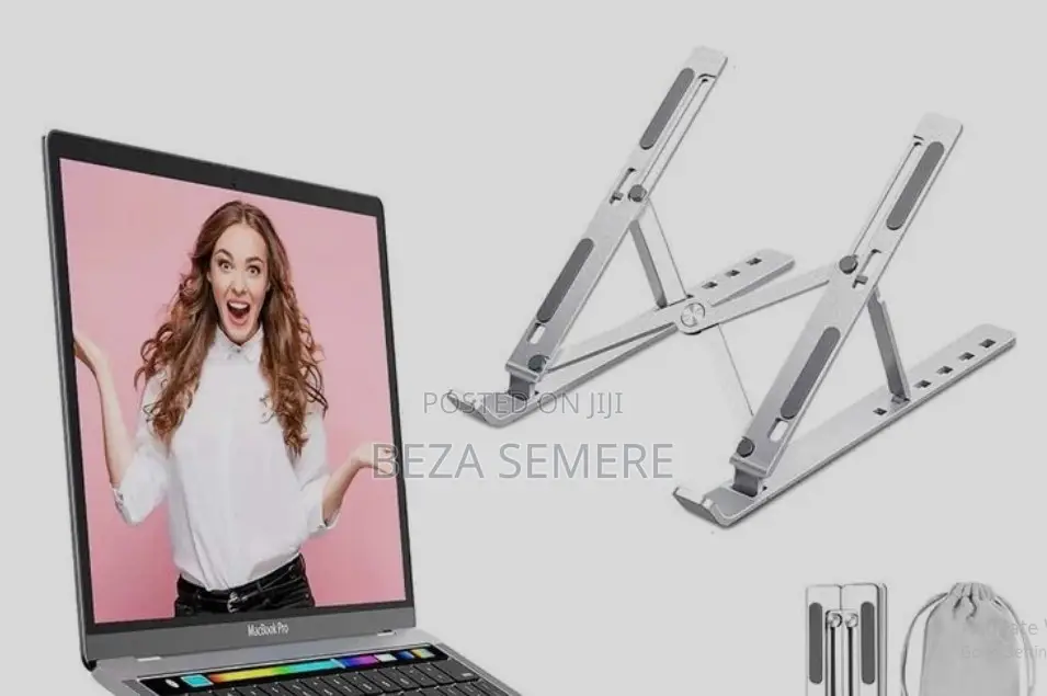 Ergonomic Aluminum Laptop Stand for Desk