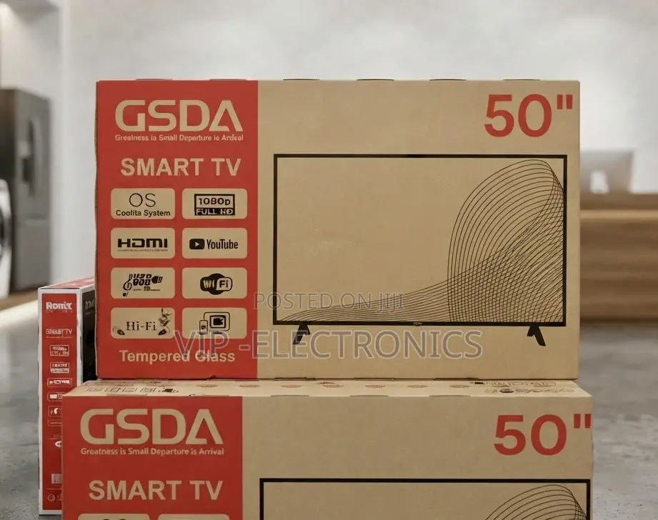 Gsda 50 Inch Tv Smart Android Full Hd 1080p Tv Display New 2026