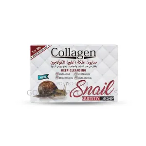 Collagen Snail Beauty Soap – Deep Cleansing Brightening Skin Care