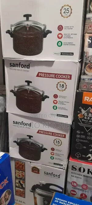 Sanford Aluminium Alloy 12l Pressure Cooker