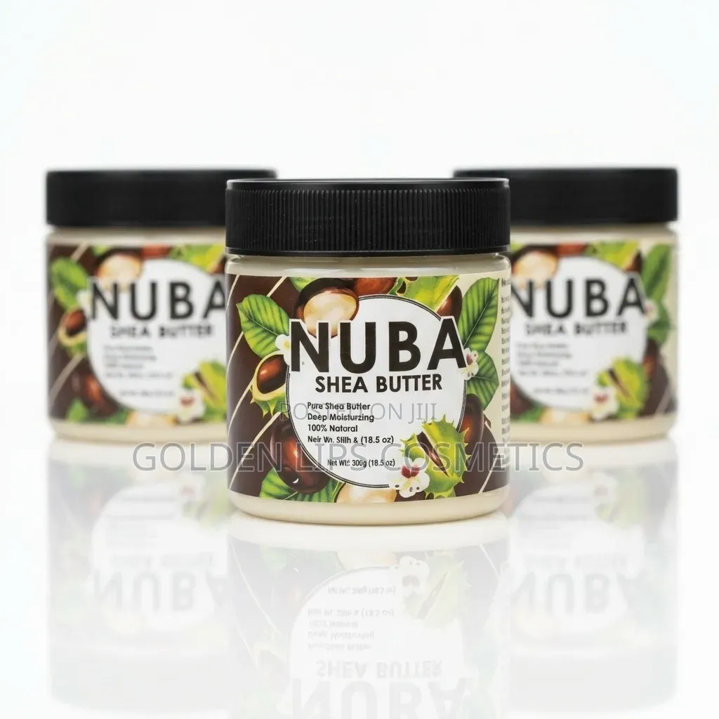 Nuba Pure Shea Butter 300g – 100% Natural Skin Hair Moisturizer