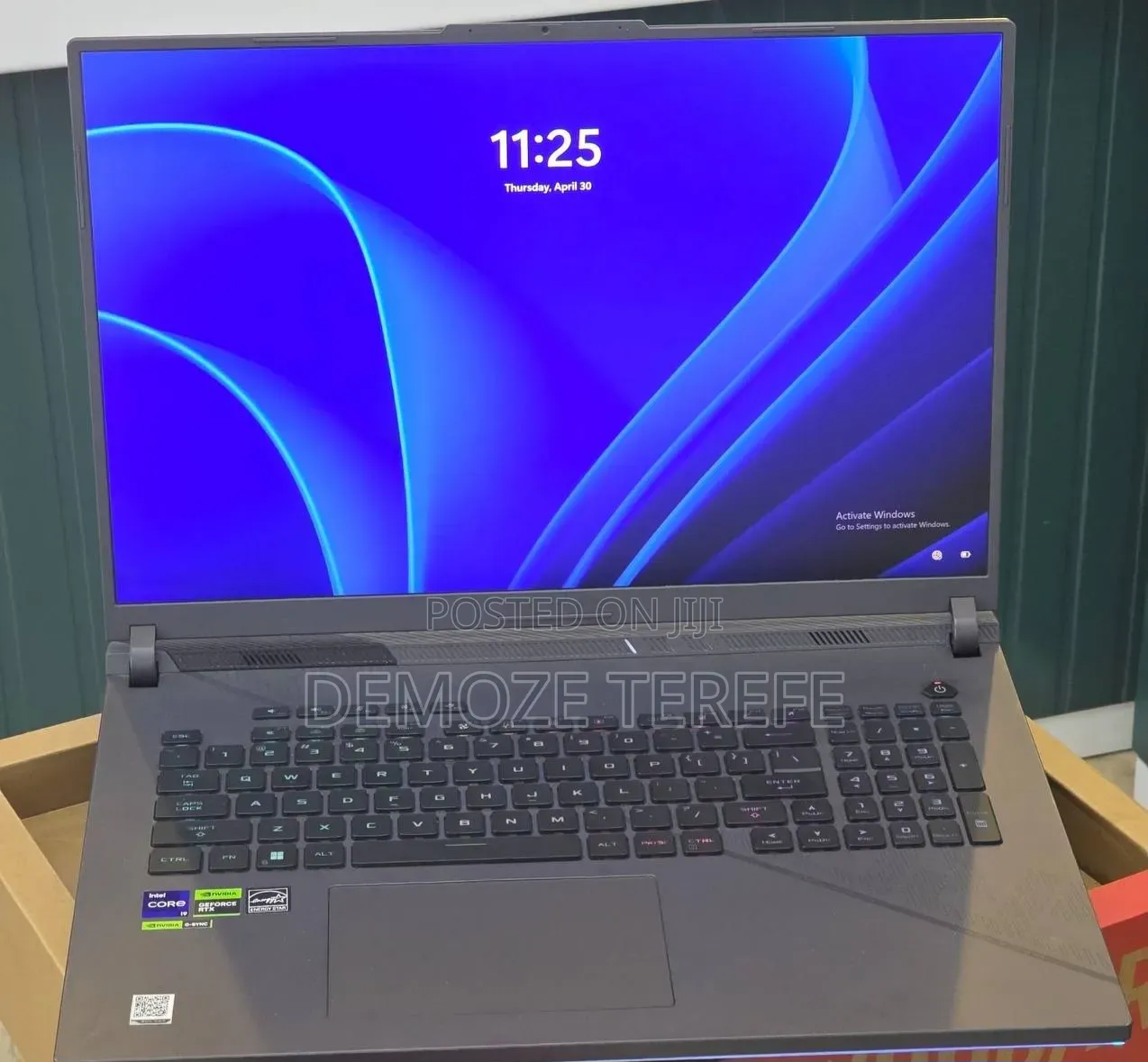 New Laptop Asus ROG Strix G18 16GB Intel Core i9 SSD 1T