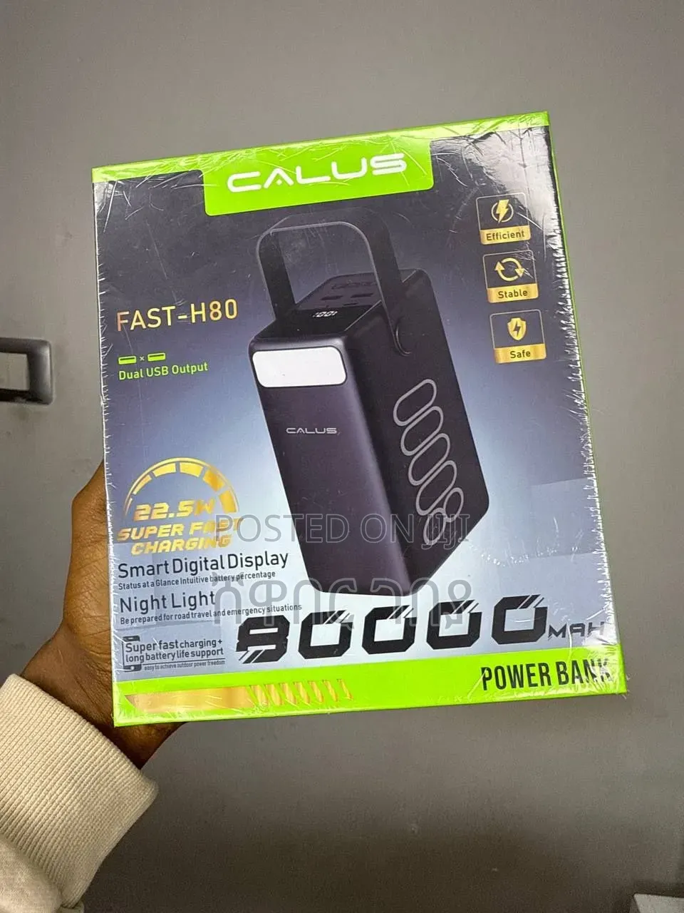 Massive Calus 80000mah Power Bank Super Fast Charging Night Light