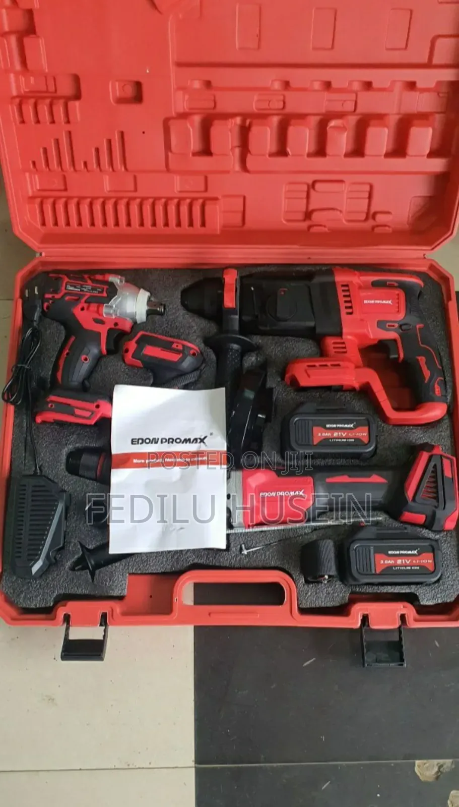  Edon 4 in 1 Rechargeable Toolset