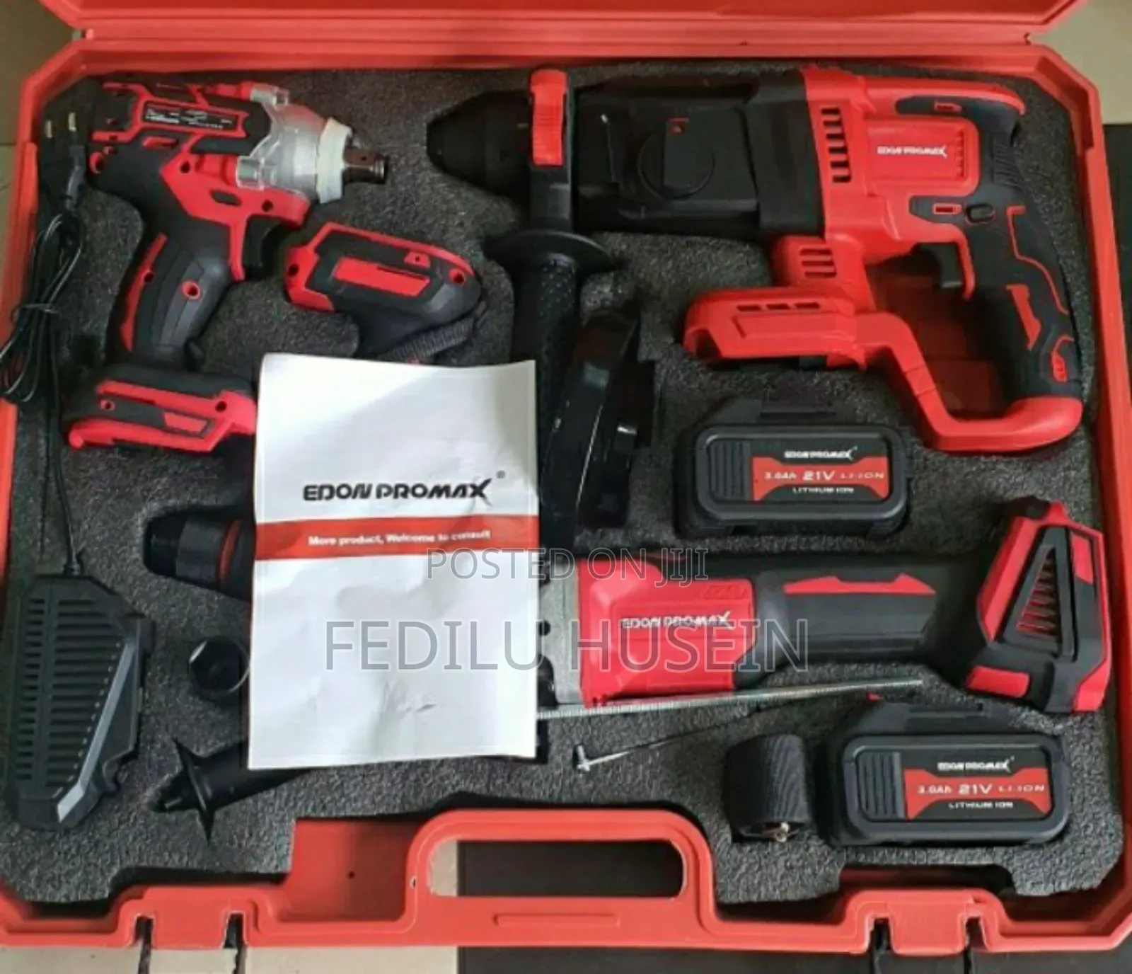  Edon 4 in 1 Rechargeable Toolset