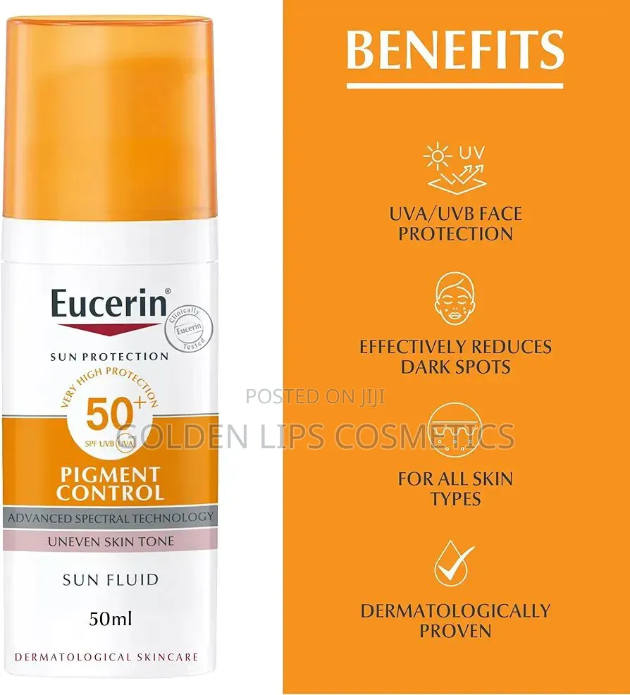 Eucerin Sun Fluid Pigment Control Spf50+ 50ml – Dark Spot Care