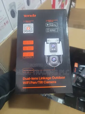 Tenda Camera 6mp Dual Lens Linkage Outdoor Wifi Pan/Tilt Camera