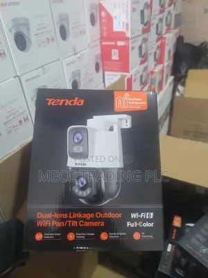Tenda Camera 6mp Dual Lens Linkage Outdoor Wifi Pan/Tilt Camera